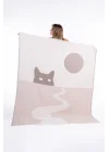 Luna Throw - Beige & Brown