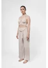 Atelier Chaputs Linen Luna Beige Bustier One-Size