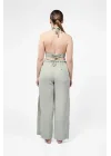 Atelier Chaputs Linen Luna Green Bustier One-Size