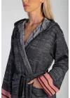 Melongena Black Bathrobe