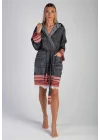Melongena Black Bathrobe