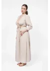 Ateiler Chaputs 100% Cotton Muslin Beige Prairie One-Size