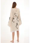 Mermaid Wooden Stamp Bathrobe