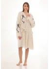 Mermaid Wooden Stamp Bathrobe
