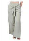 Mint Green Muslin Slit Trouser