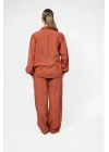 Atelier Chaputs 100% Cotton Muslin Mira Terra Shirt One-Size