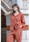 Atelier Chaputs 100% Cotton Muslin Mira Terra Shirt One-Size