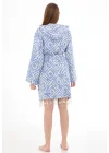 Misis Blue Bathrobe