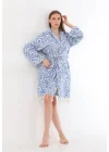 Misis Blue Bathrobe