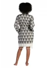 Niobe Black Bathrobe