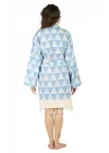 Niobe Turquoise Bathrobe