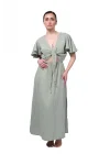 Niva Mint Green Muslin Dress