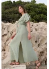 Niva Mint Green Muslin Dress