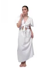 Niva White Muslin Dress