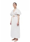 Niva White Muslin Dress