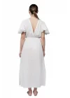 Niva White Muslin Dress