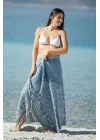 Oleria Navy Blue Peshtemal