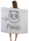Panda Black Peshtemal (Cotone Sostenibile)