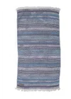 Pica Navy Blue & Grey Peshtemal