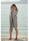 Pica Navy Blue & Red Peshtemal