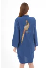 Polly Denim Blue Bathrobe