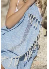 Pupa Blue & Navy Blue Peshtemal