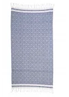 Pupa Navy Blue & White Peshtemal