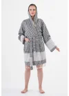 Square Black Bathrobe