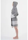 Square Black Bathrobe