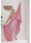 Square Pink Peshtemal