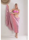 Square Pink Peshtemal