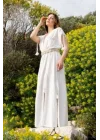 Atelier Chaputs 100% Cotton Muslin Stella White Dress One-Size