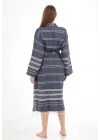 Sundia Navy Blue Bathrobe