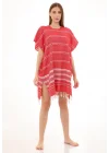 Sundia Red Surf Poncho