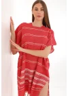 Sundia Red Surf Poncho