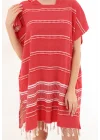 Sundia Red Surf Poncho