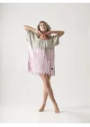 Abito rosa tie-dye