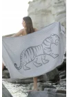 Tiger Black Peshtemal (Sustainable Cotton)