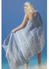 Venusta Navy Blue Peshtemal