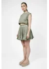 Ateiler Chaputs Linen Vesa Green Crop One-Size