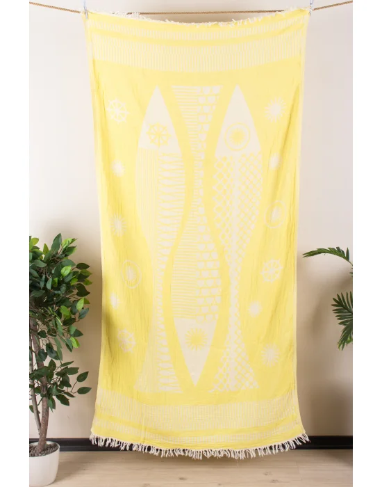 Aegean Yellow Peshtemal