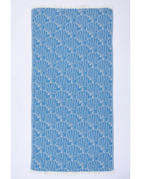 D. Fish Blue Peshtemal