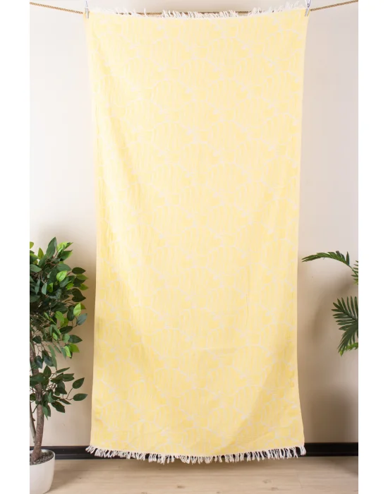 D. Fish Sunny Yellow Peshtemal