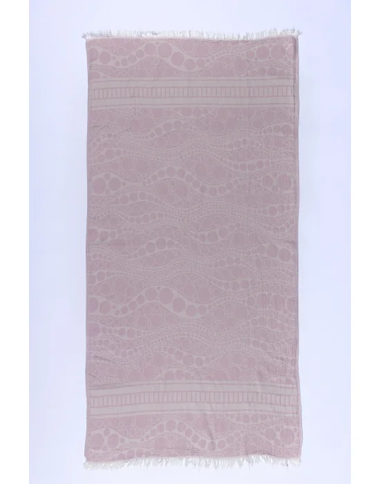 Dalga Foam Pink Peshtemal