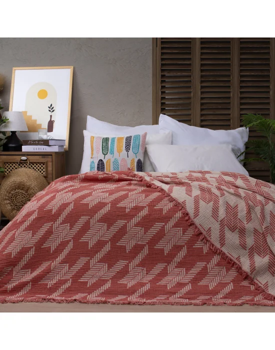Crows XL Muslin Throw