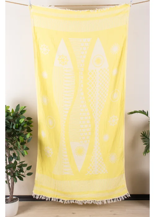 Aegean Yellow Peshtemal