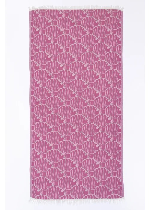 D. Fish Fushia Peshtemal
