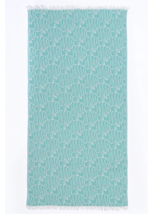 D. Fish Green Peshtemal