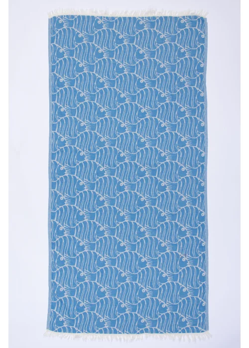 D. Fish Blue Peshtemal