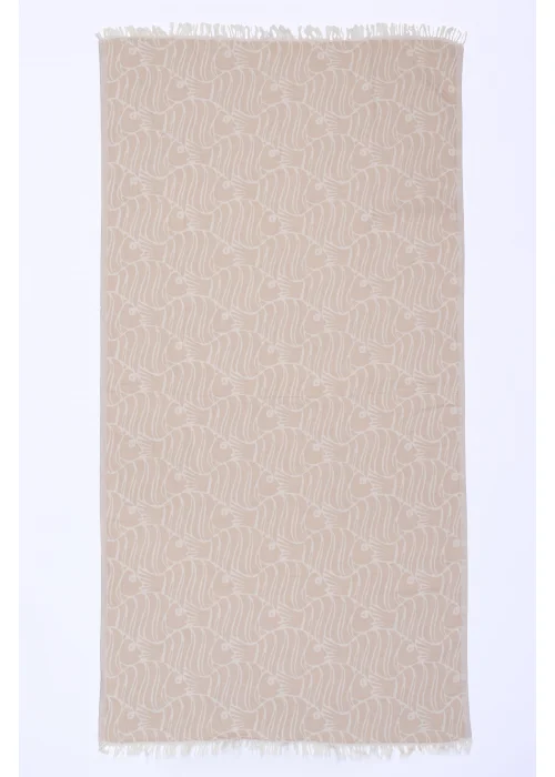 D. Fish Beige Peshtemal